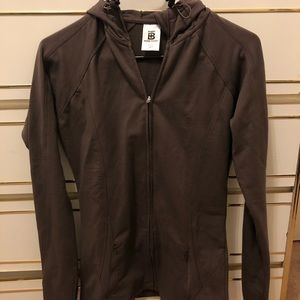 Born Tough - Brown Active Zipup Jacket Large